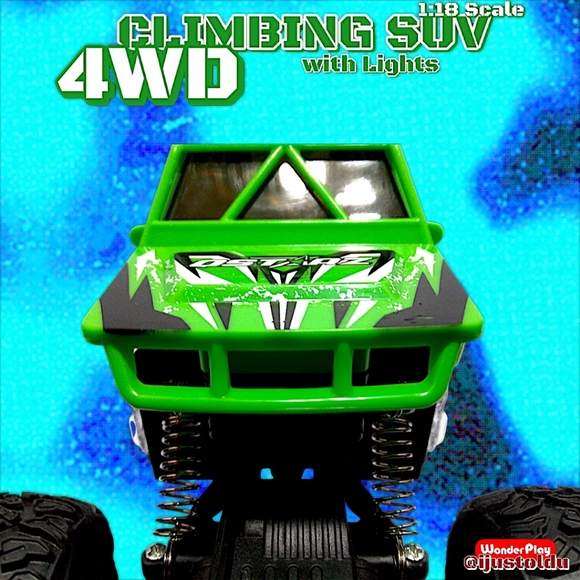 Wonder Play Remote Controlled Climbing SUV with 4WD & 3D Lights | Rechargeable - Picture 4 of 17